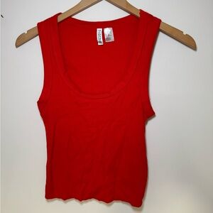 Red Sleeveless Top